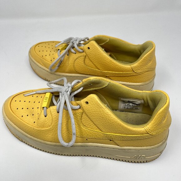 Nike Air Force 1 Sage Low Topaz Gold yellow AR5339-700 Women’s 7.5 - Picture 2 of 8